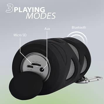 Avantree Cyclone Portable Bluetooth Speakers Black New