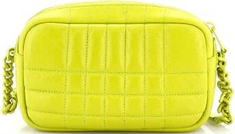 Burberry Lola Crossbody Women's bags Mini Emerald Green Quilted New