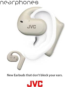 JVC NEARPHONES Headphones & Earbuds White New