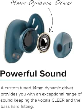 Cleer GS-1313-02-A Headphones & Earbuds Stone New