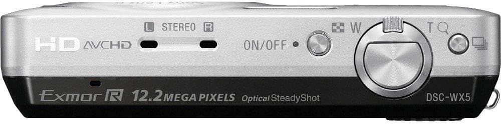 Sony DSC WX5 WX Digital Cameras Silver New Body Only