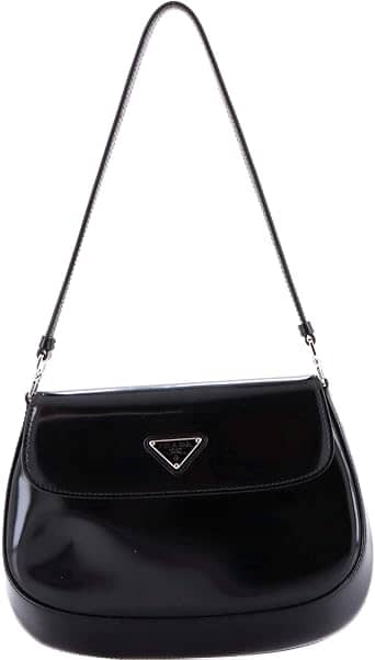 Prada Cleo Shoulder Bag Women's bags Medium Unspecified Brushed Leather (Spazzolato) New