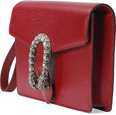 Gucci Dionysus Wristlet Women's bags Small Red Leather New