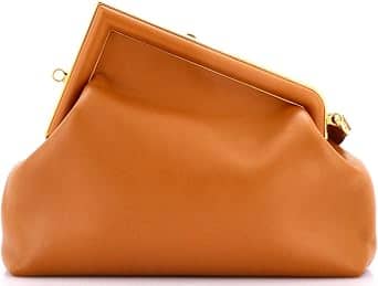 Fendi Fendi First Shoulder Bag Women's bags Small Black Leather New