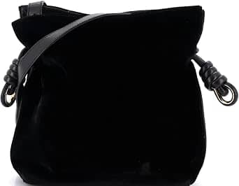 Loewe Flamenco Clutch Women's bags Small Black Velvet New