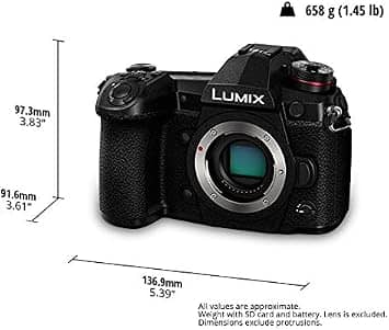 Panasonic LUMIX G9LK Digital Cameras Black New w/ 12-60mm Kit