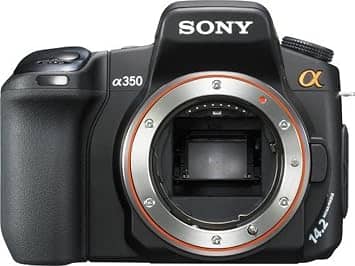 Sony Alpha DSLRA350 Digital Cameras Black New Body Only