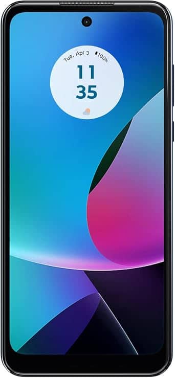 Motorola Moto G Play (2023) Cell Phones Black 32GB Tracfone Refurbished - Excellent