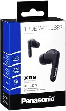 Panasonic RZ-B110WDE-K Headphones & Earbuds Black New