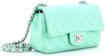 Chanel Single Flap Shoulder Bag Women's bags Mini Pink Lambskin Silver New