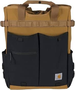 Carhartt Nylon Cinch-Top Convertible Tote Backpack Women's bags Brown New