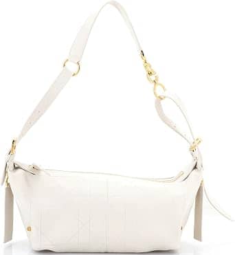 Dior D-Journey Shoulder Bag Women's bags Small White Calfskin Gold New