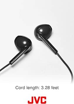 JVC HAF17MB Headphones & Earbuds Black New