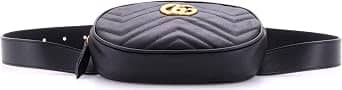 Gucci GG Marmont Belt Bag Women's bags Mini Black Leather New