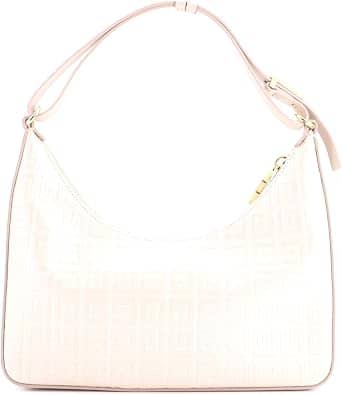 Givenchy Moon Cut Out Shoulder Bag Women's bags Small White 4G Coated Canvas New
