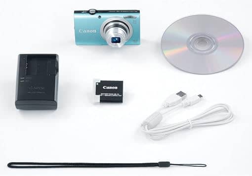 Canon PowerShot A2400 IS Digital Cameras Blue New Body Only
