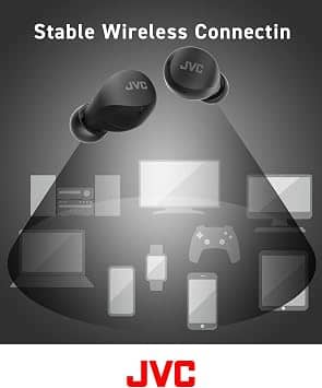 JVC GUMY Mini Headphones & Earbuds Black New