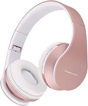 PowerLocus P1 Headphones & Earbuds Gold New