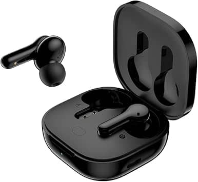 QCY T13 Headphones & Earbuds Black New