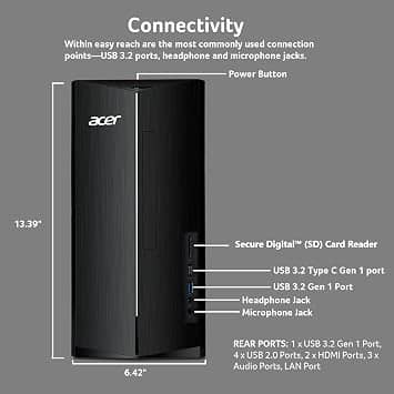 Acer TC-1780-UR11 Computers Used - Like New