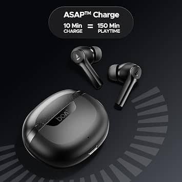 boAt Airdopes 300 Headphones & Earbuds White New
