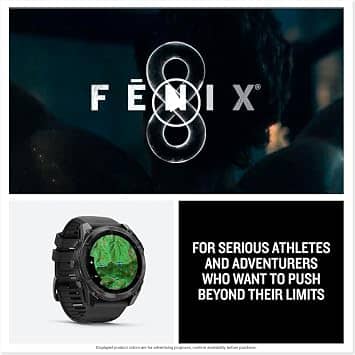 Garmin fēnix 8 – 51 mm Smartwatches Slate Gray/Black 51mm New