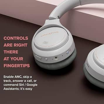 Creative EF1010 Headphones & Earbuds White New