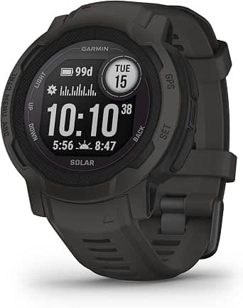 Garmin Garmin Instinct 2 Solar Rugged GPS Smartwatch, Graphite Smartwatches Gray 45mm New