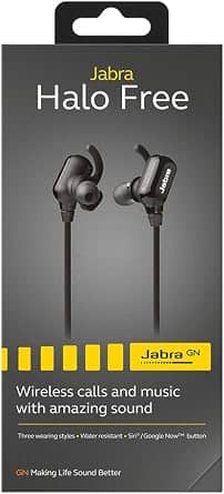 Jabra Halo Free Headphones & Earbuds Black New