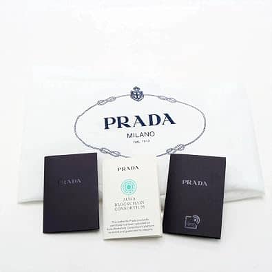 Prada Carry Top Handle Women's bags Medium Black Jacquard New