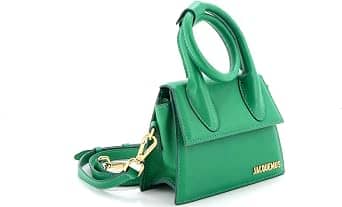 Jacquemus Le Chiquito Noeud Top Handle Women's bags Green Leather New