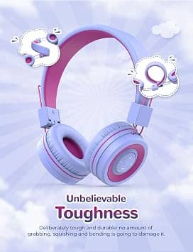 iClever BTH02 Headphones & Earbuds Purple New