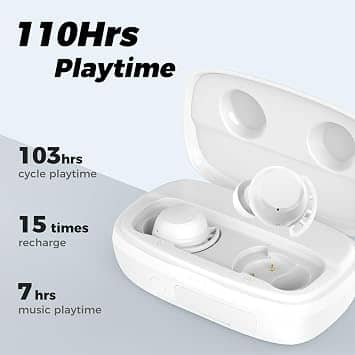 Tribit BTH92-W Headphones & Earbuds White New