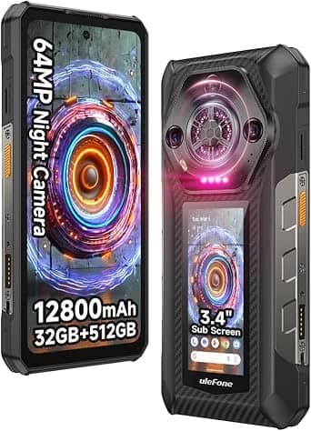 Ulefone Armor 30 Pro 5G Cell Phones Black 512GB Unlocked New