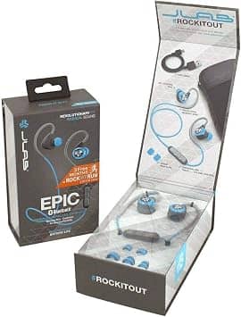 JLab Epic Headphones & Earbuds Blue New