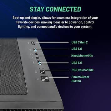 Skytech Gaming Siege Computers New