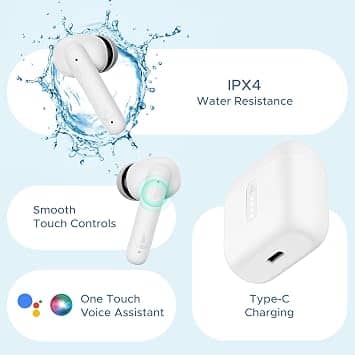 boAt Airdopes 141 Headphones & Earbuds Cider Cyan New
