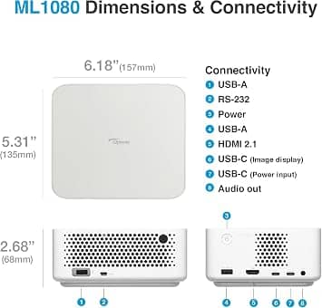 Optoma ML1080 Projectors New