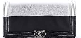 Chanel Boy Clutch Women's bags Small Black Calfskin New