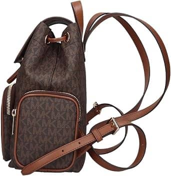 Michael Kors Merritt Backpack Women's bags Small Black Pebbled Leather New