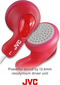 JVC HA-F14-WN-U Headphones & Earbuds White New