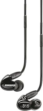 Shure SE315-K Headphones & Earbuds Black New