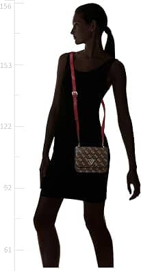 Guess Noelle Crossbody Women's bags Unspecified Black Saffiano Faux Leather New
