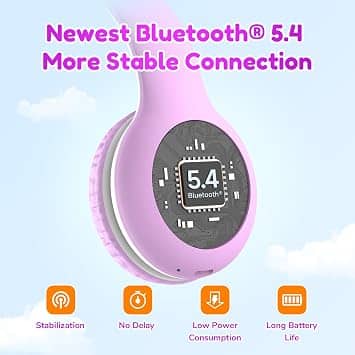 EarFun K2 Headphones & Earbuds Purple New