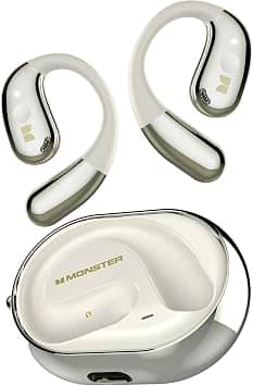Monster E68 Headphones & Earbuds White New