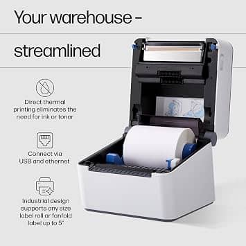 HP DPI Direct Thermal Label Printer with Ethernet Connection Printers New