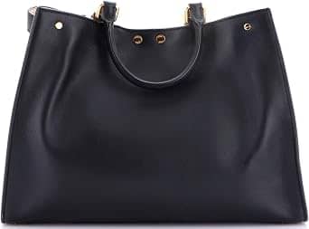 Fendi Peekaboo Tote Women's bags Small Black Leather New