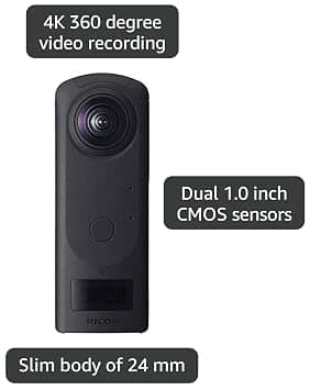 Ricoh Theta Z1 Digital Cameras Black New Body Only