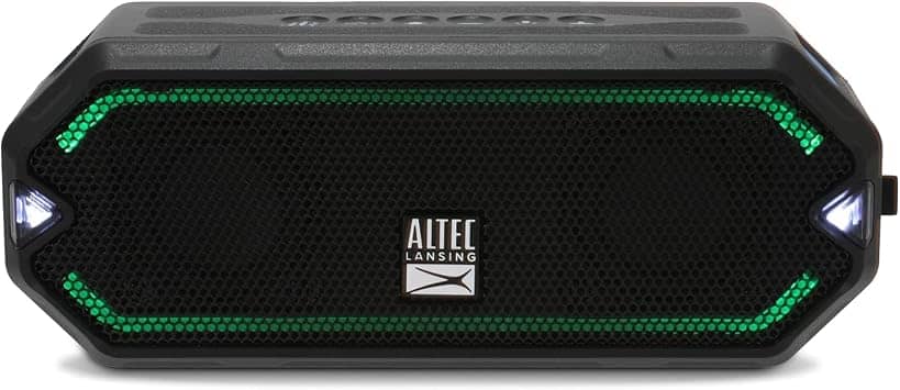 Altec Lansing HydraJolt Portable Bluetooth Speakers Black New