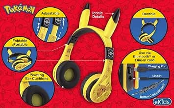 eKids PK-B50PIv0 Headphones & Earbuds Yellow New